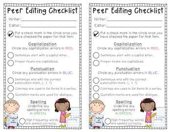 Make Editing and Revising Easier in 2nd Grade!