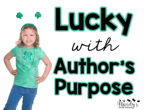 Author’s Purpose: Easy as PIE (and More) FREEBIE!