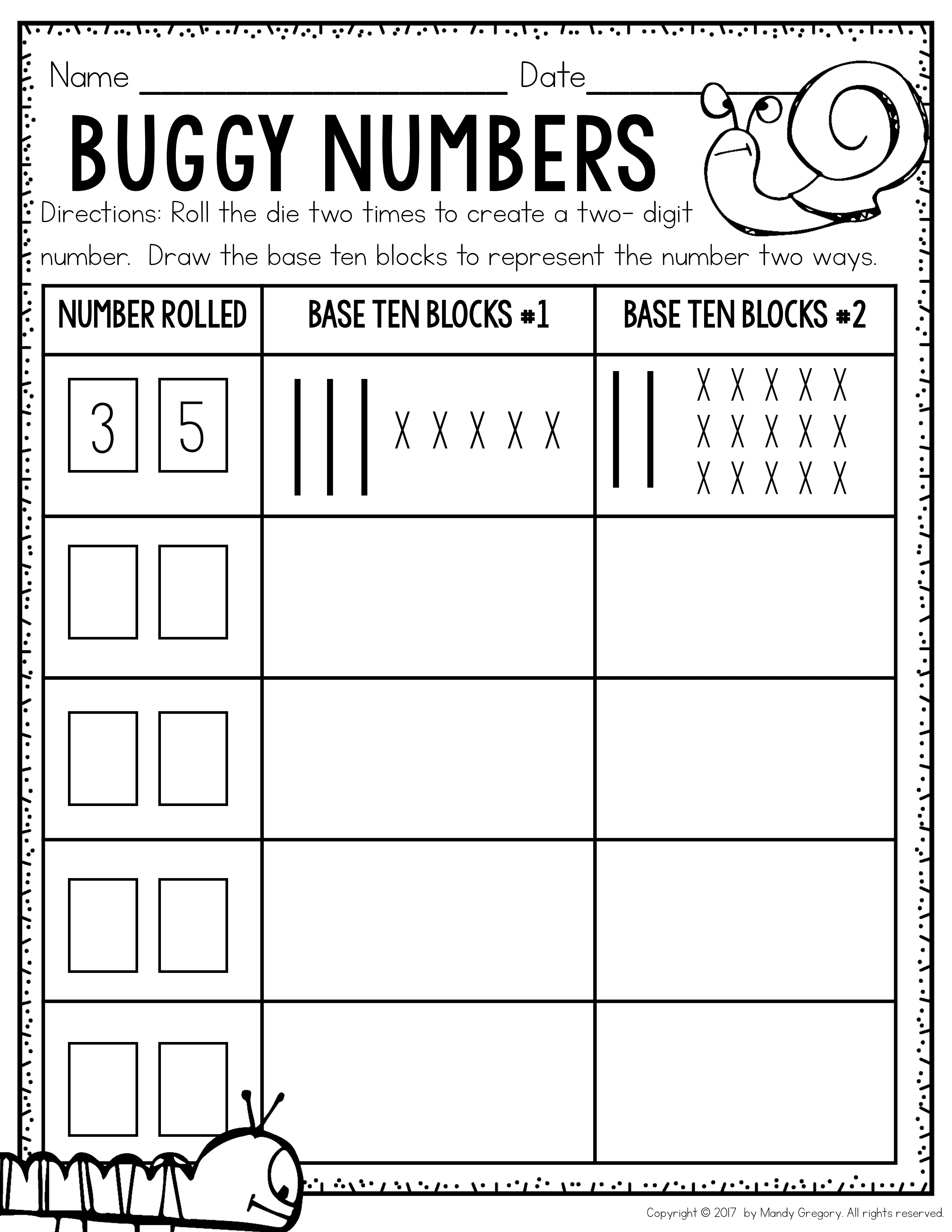 Funny numbers FREEBIE