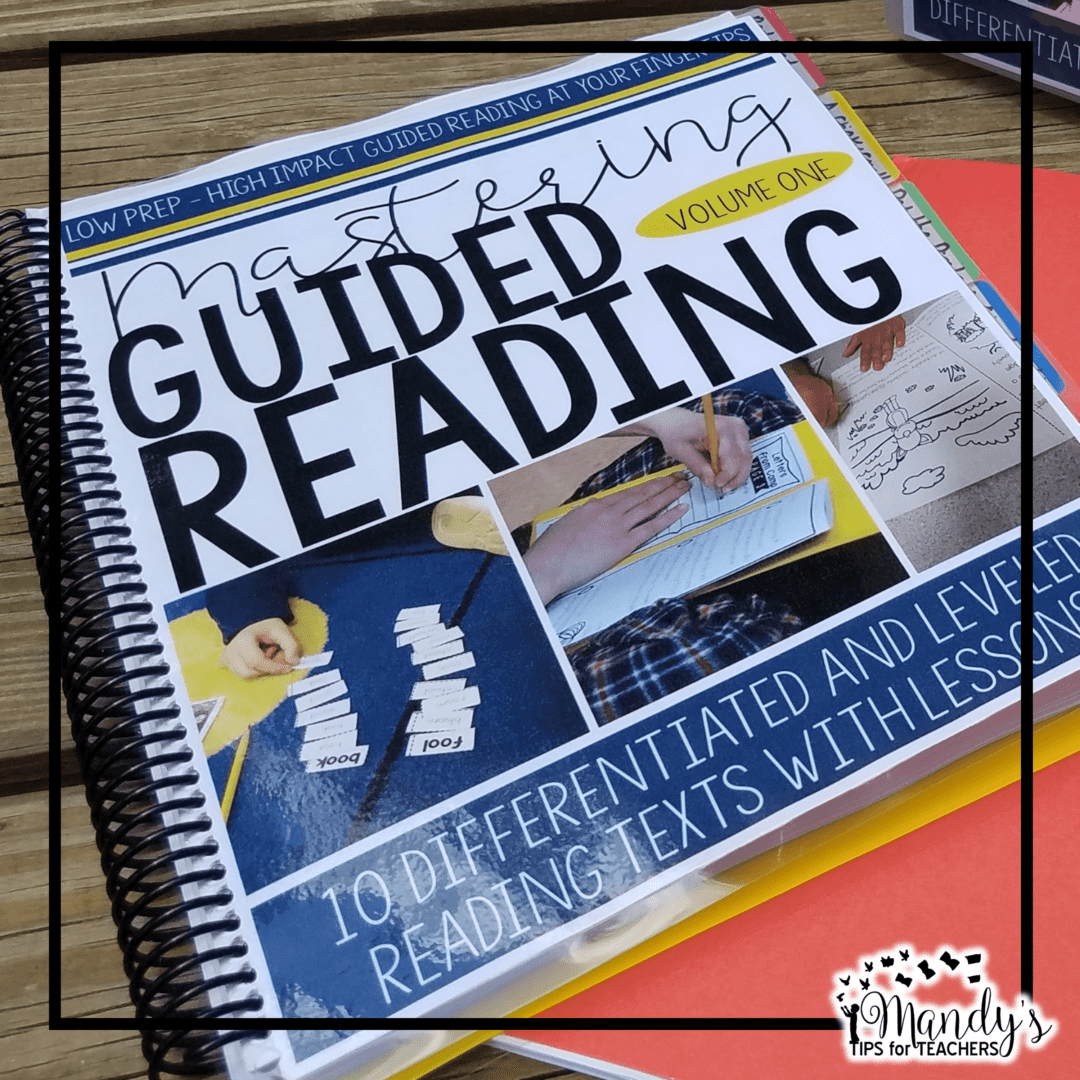 Spiral bound copy of Mastering Guided Reading