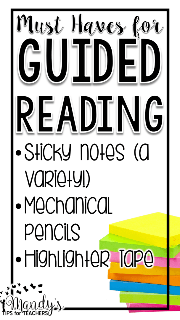 Must Have Tools for Guided Reading