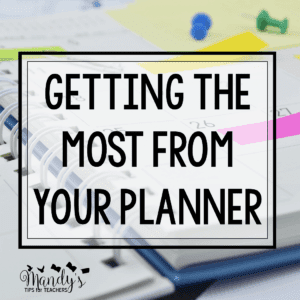 Getting The Most From Your Planner